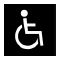 Bild på symbol för rullstol.