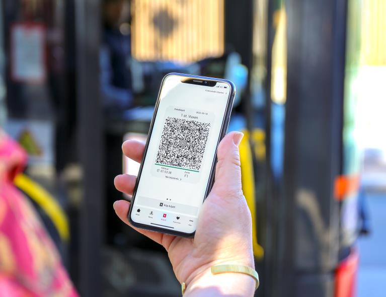 Alltid bäst pris på enkel- och 24-timmarsbiljetter i appen