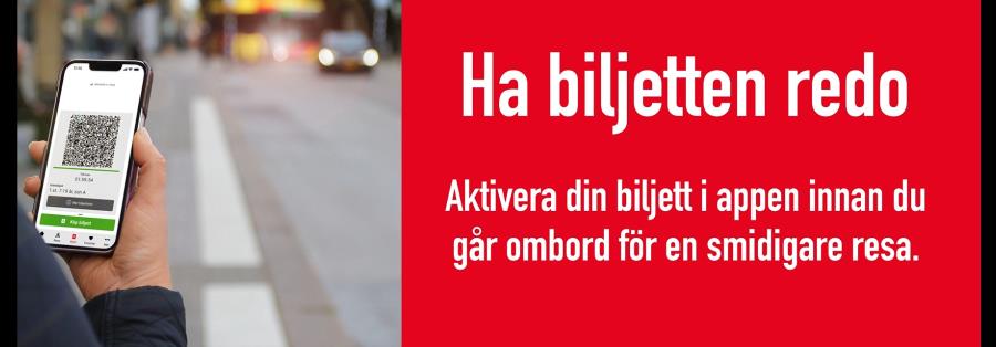 Köp din biljett upp till 30 dagar innan du ska resa